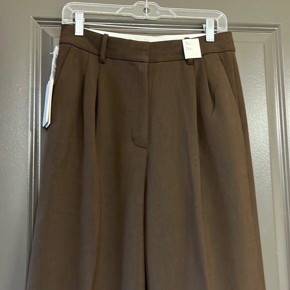 Wilfred Pants - Aritzia Wilfred Effortless Pant, Heather rich cocoa size 8